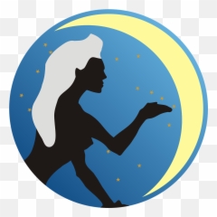 Miss Zodiac Sign Moon Star - Signo De Virgem Png Emoji
