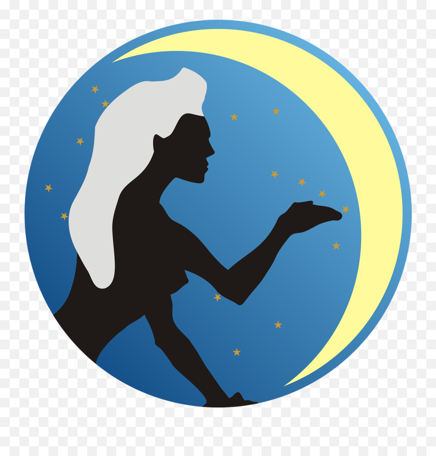 Miss Zodiac Sign Zodiac Moon Star - Signo De Virgem Png Emoji,Aquarius Symbol Emoji