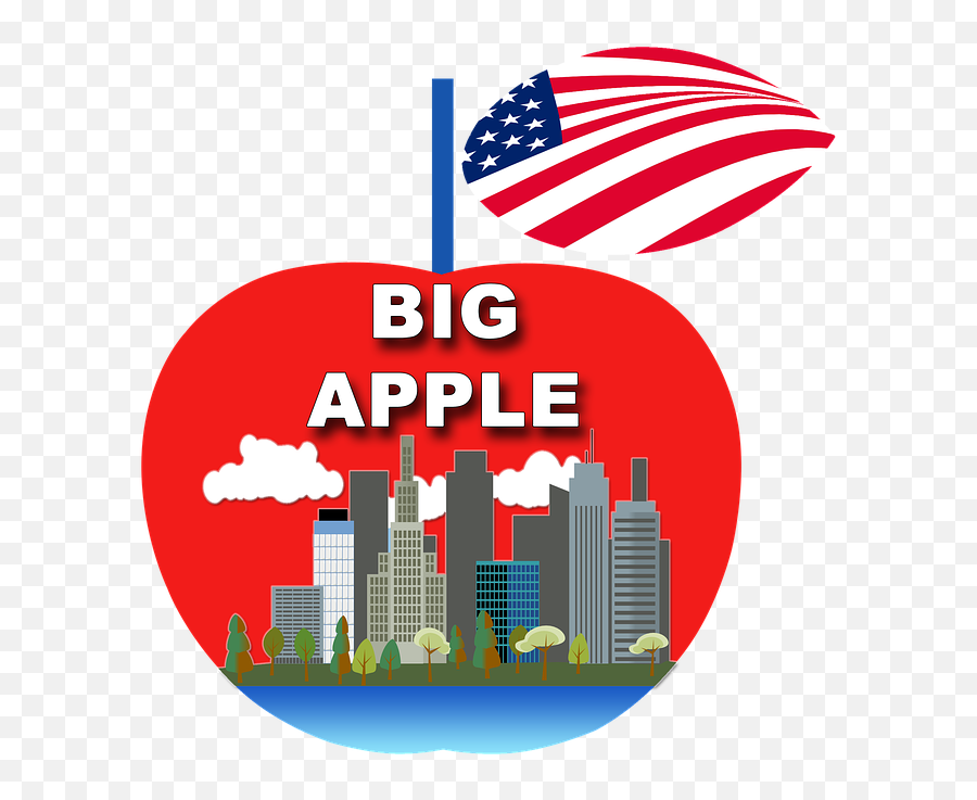 Apple New York Ny - Big Apple Ny Png Emoji,Apples New Emojis