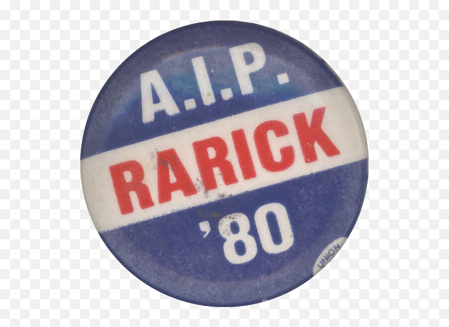 John Rarick Presidential Campaign - Badge Emoji,P Button Emoji