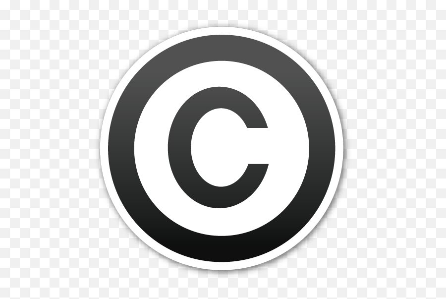 Copyright Sign - Direct Hit Ios Emoji,Copyright Emoji