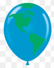 Globe Print Latex Balloons - Earth Emoji,Emoji Globe
