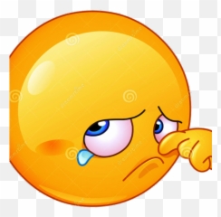 Funny Emoji - Hurt Feelings Clipart