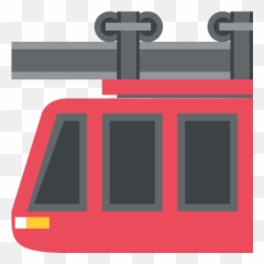 Suspension Railway Emoji Vector Icon - Clip