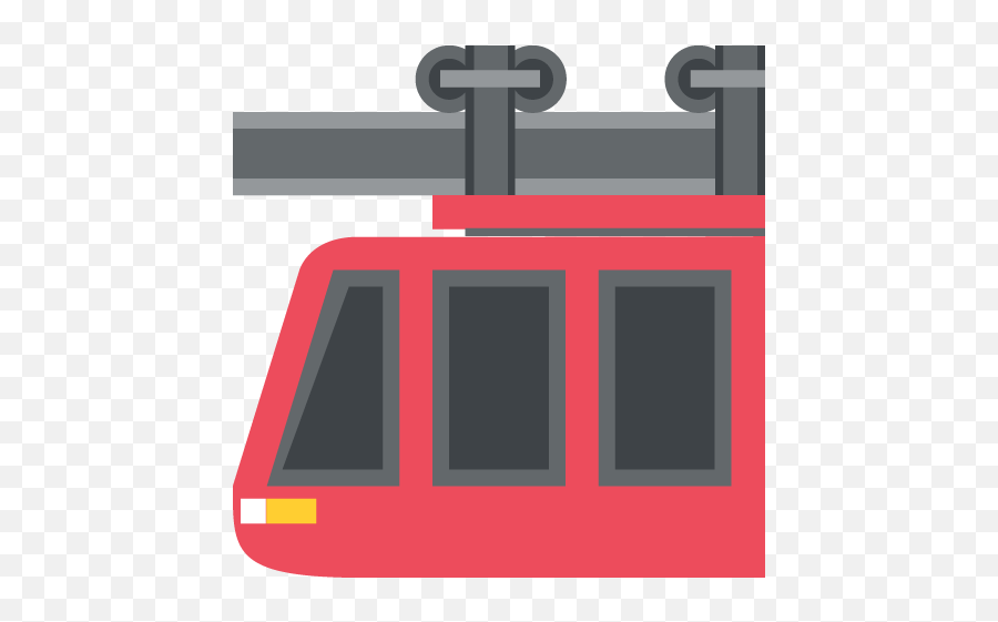 Suspension Railway Emoji Vector Icon - Railway Suspension Clip,Suspension Railway Emoji