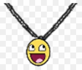 Epic Face Necklace - Awesome Smiley Face Emoji,Emoticon Necklace