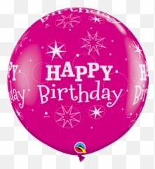 90cm Birthday Sparkle - Around Wild Berry Latex Balloons Circle Emoji,Sparkle Emoji