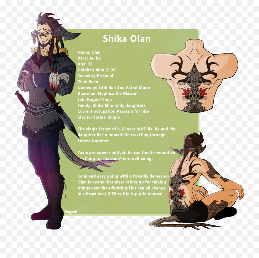 Shika Olan - Character Bio Artwork Hydaelyn Roleplayers Poster Emoji,Ffxiv Emoji