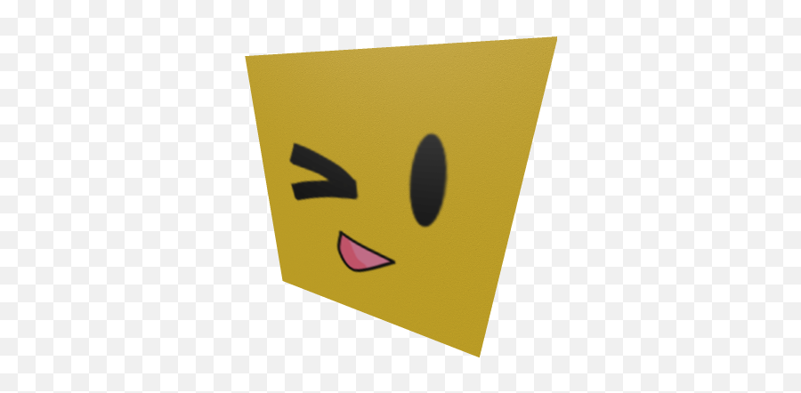 Cute Winky Face Face Changer Roblox Smiley Emoji Winky Emoticon Free Transparent Emoji Emojipng Com - happy wink face roblox