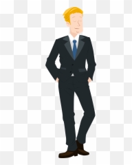 Man With Tuxedo Clipart - Man In Suit Png Clipart Emoji,Tuxedo Emoji