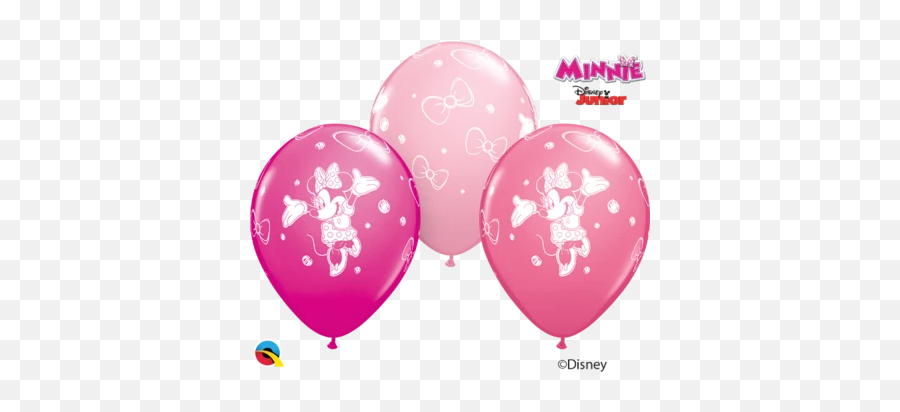 Minnie Mouse Balloons - Ballon Minnie Emoji,House And Balloons Emoji