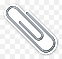 Paperclip - Paper Clip No Background Emoji,Safety Pin Emoji