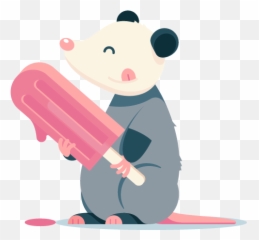 Awesome Possum - Illustration Emoji,Possum Emoji