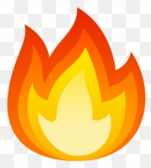 Emoji Flame Fire - Emojione Fire Emoji,Camping Emojis