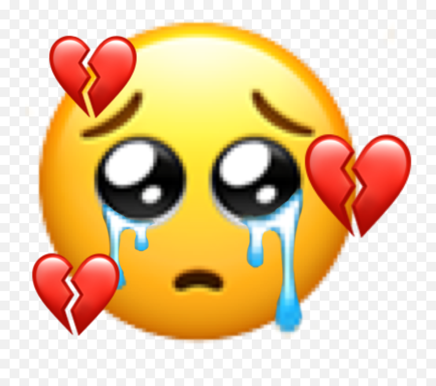Broken Heartbroken Heart Sticker By Stickermaker - Send Nudes Discord Emoji,Heart Face Emoticon