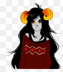 Msparp - Aradia Megido Fanart Transparent Emoji,Squinty Eyes Emoji