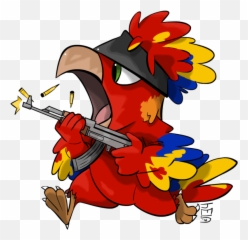 Rambo Drawing Cartoon Transparent Png - Parrot Rambo Emoji,Rambo Emoji