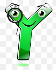 Smiley Alphabet - Letter Y Cartoon Transparent Emoji