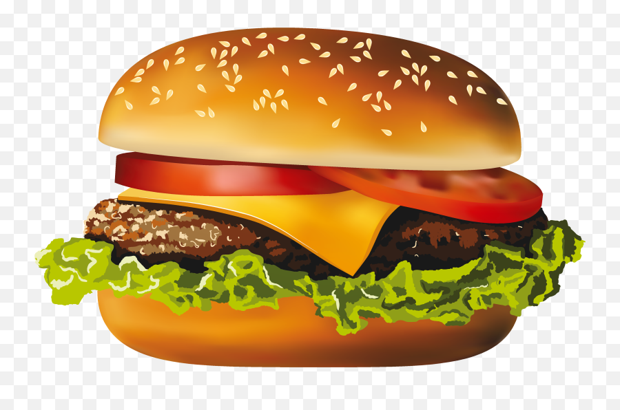 Hamburger Clipart Transparent - Transparent Background Burger Png Emoji,Google Hamburger Emoji