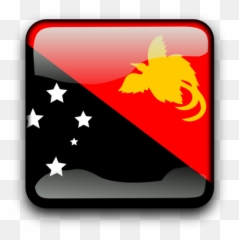 Bendera Papua Nugini Vektor - New Guinea Flag Emoji