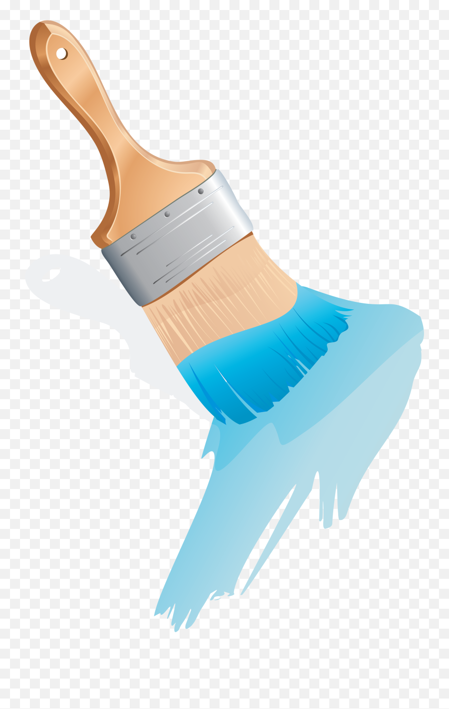 Vector Paintbrush House Paint Transparent Png Clipart Free - Paint Brush Png Clip Art Emoji,Paintbrush Emoji
