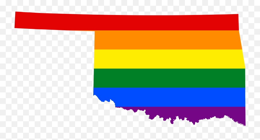 Lgbt Flag Map Of Oklahoma - Ok Senate Districts Map Emoji,Lgbt Flag Emoji