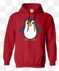 Penguin Emoji Hoodie - Not My President Hoodie,Red Bird Emoji