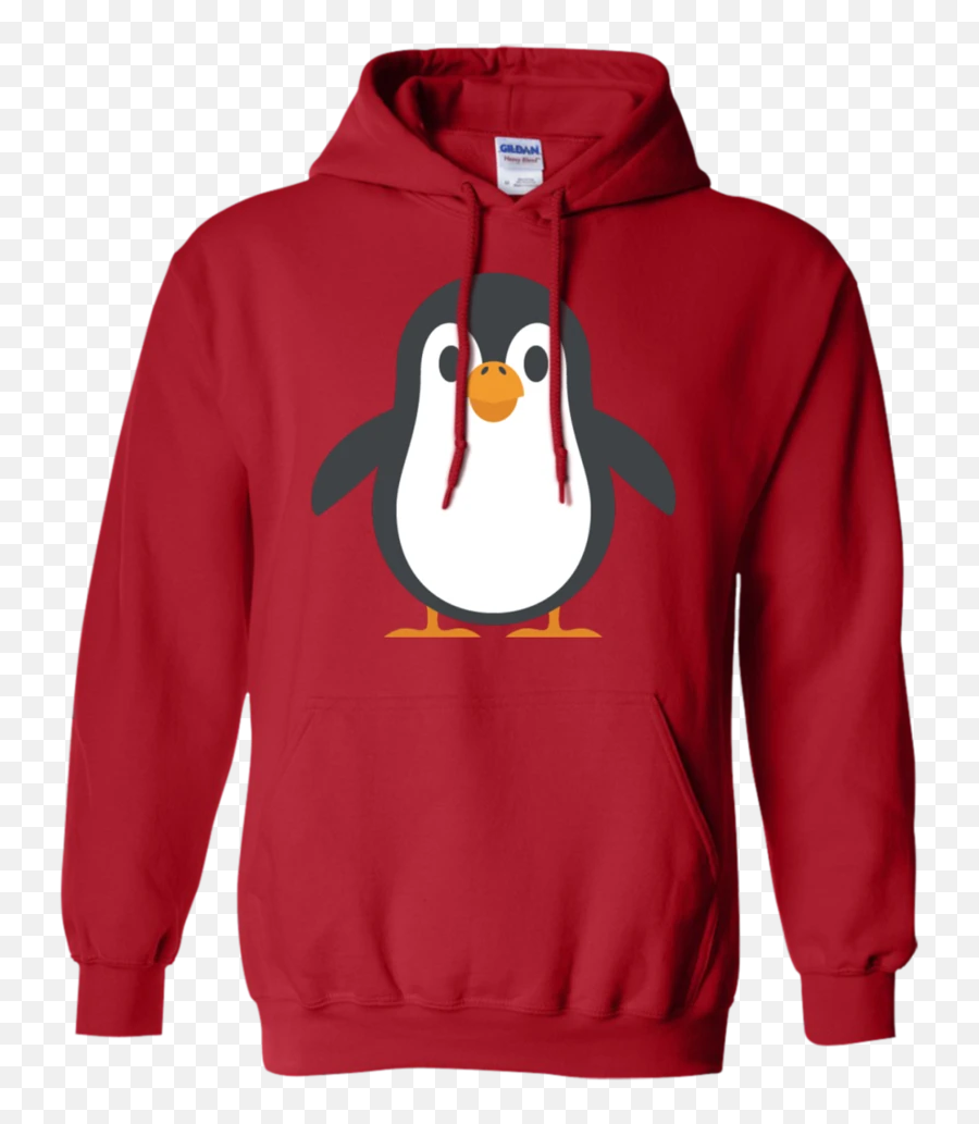 Penguin Emoji Hoodie - Not My President Hoodie,Red Bird Emoji