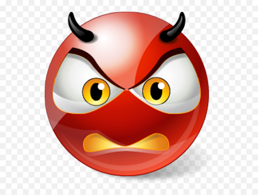 Angry Devil Smiley - Animated Angry Smiley Emoji,Devil Emoticon
