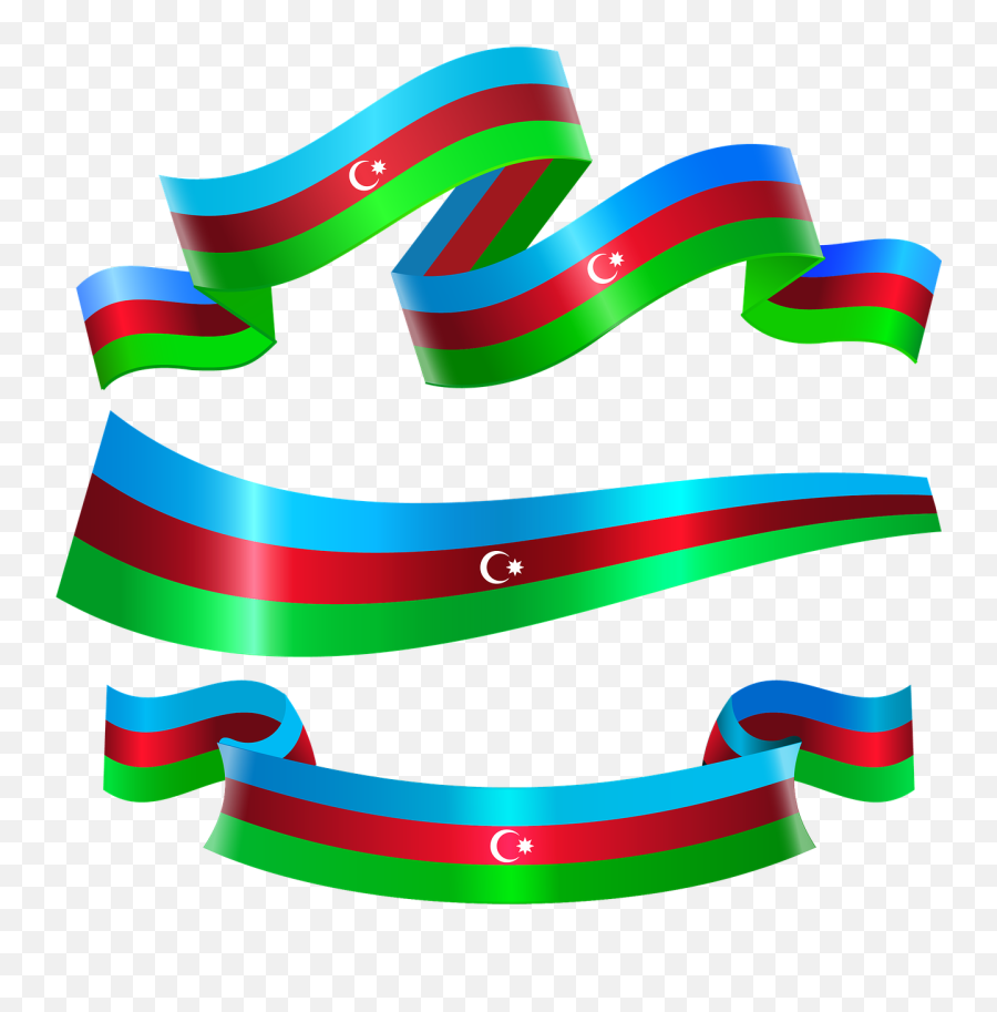 Azerbaijan Flag Azerbaycan By Aziz - Azerbaijan Flag Hd Png Emoji,Rome Flag Emoji