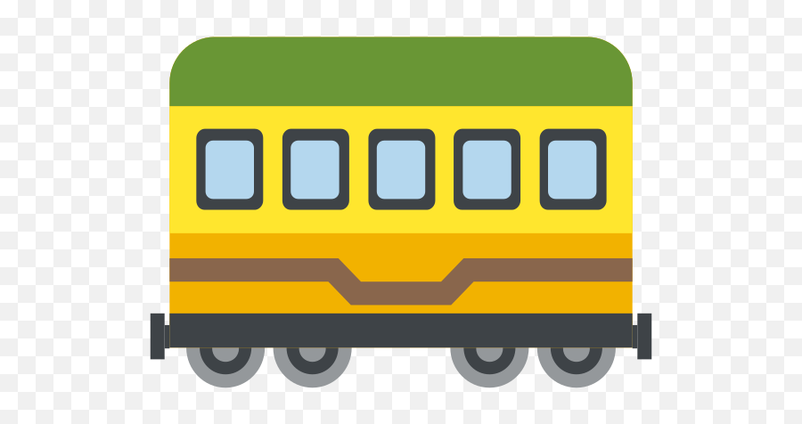 Emojione 1f683 - Train Car Emoji,Old School Emoticons