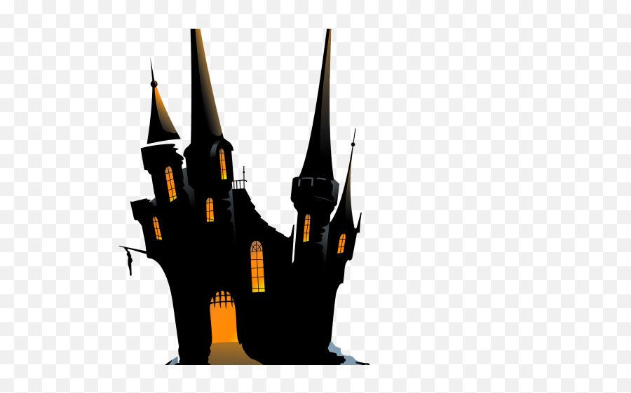 Creepy Clipart Haunted Palace - Happy Halloween Phone Case Haunted Castle Clipart Emoji,Emoji Iphone 4 Cases