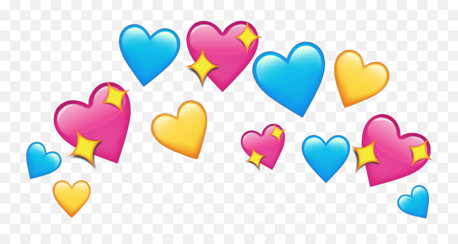 Pan Pansexual Pansexuality Pansexualpride Hearts Pan - Heart Emoji,Pansexual Emoji