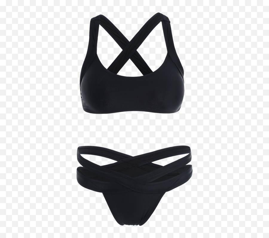 Download Hd Svg Royalty Free Download Cut Out Sporty Bikini - Swimsuit Top Emoji,Emoji Bikini