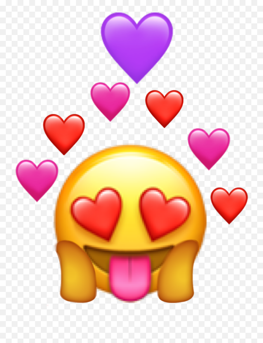 Emoji Emotions Edited Emojiedit Love Reaction - Heart,Reaction Emoji