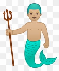 Medium - Merman Emoji