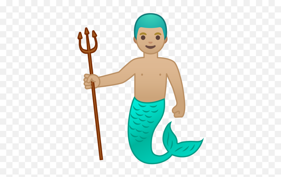 Medium - Merman Emoji,Son Emoji