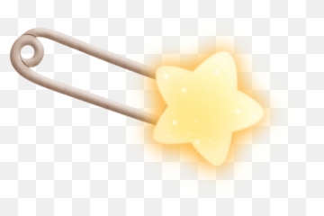 Soft Star Hair Safety Pin Clip Kidcore - Keychain Emoji,Safety Pin Emoji