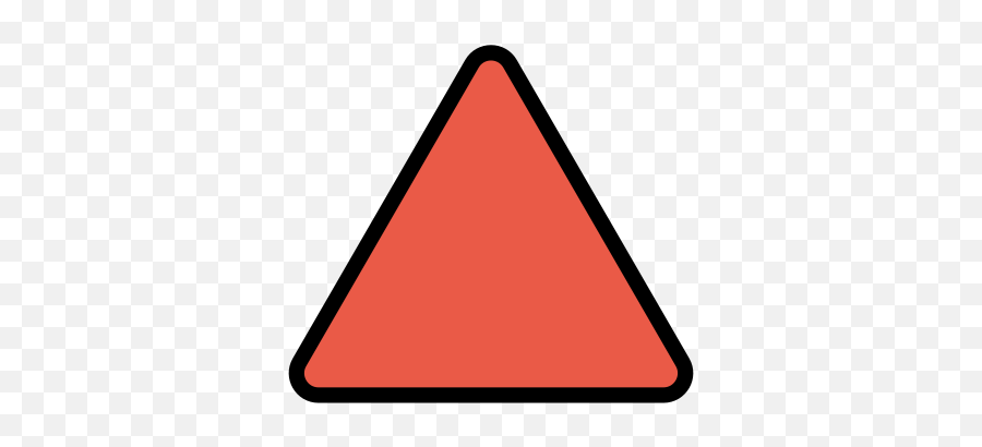 Red Triangle Pointed Up Emoji - 3 Kinds Of Hazard,Pyramid Emoji