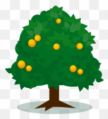 Tree With Fruits Vector Art Image - Mango Png Emoji