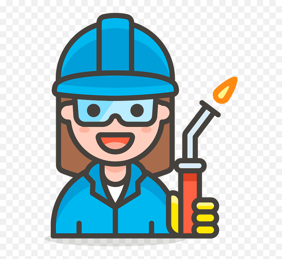 Woman Factory Worker Emoji Clipart - Emoji Shrug,Emoji Factory