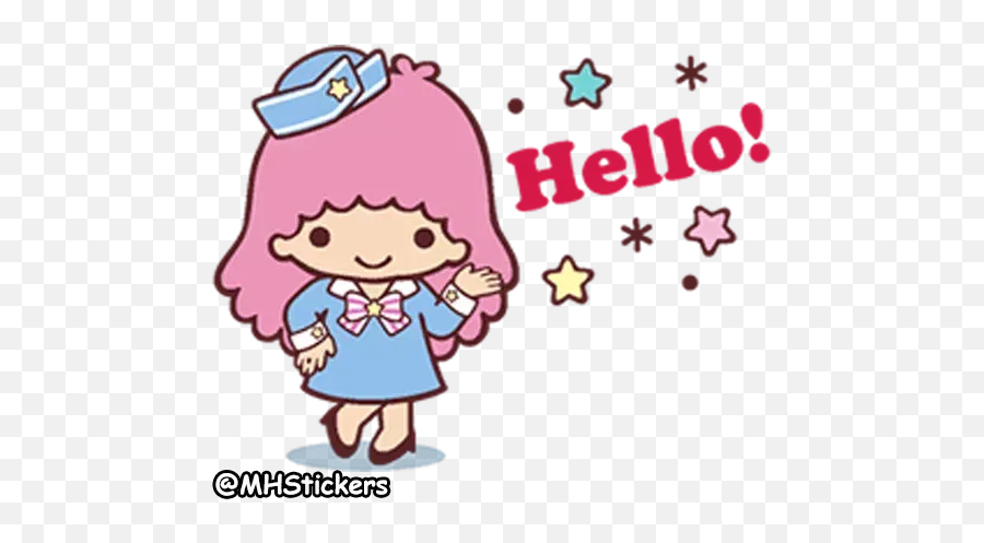 Little Twin Stars Whatsapp Stickers - Little Twin Stars Stickers Whatsapp Emoji,Twin Emoji Costume