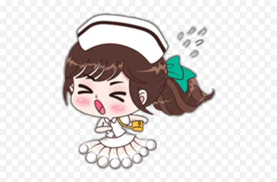 Boobib Happy Nurse Stickers For Whatsapp - Happy Emoji,Nurse Emojis