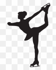 Figure Skating Ice Skating Figure Skate Roller Skating Clip - Silhouette Figure Skater Drawing Emoji,Skate Emoji