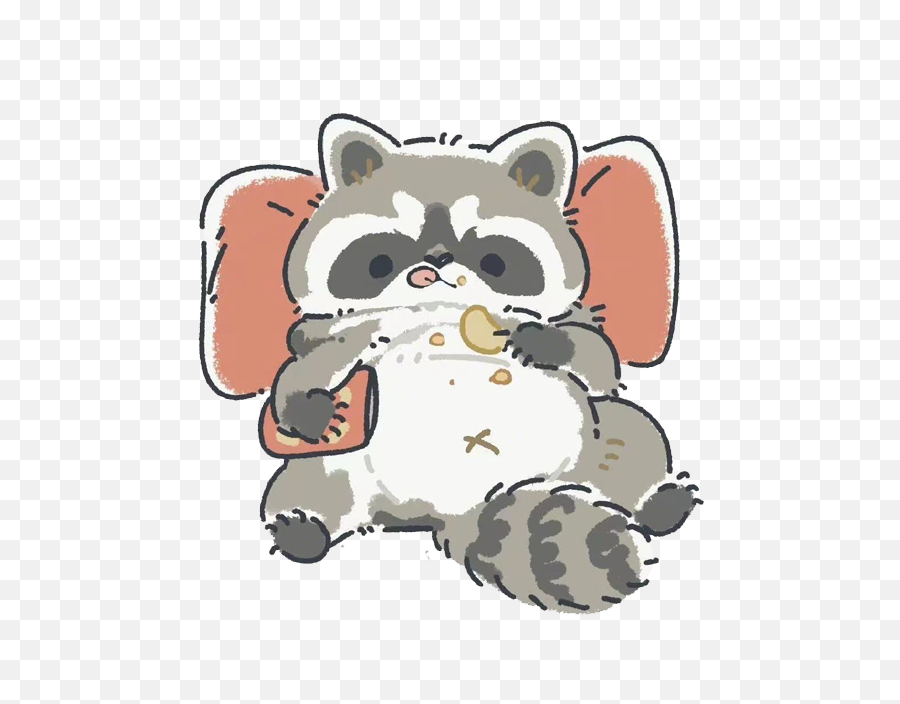 Cute Raccoon Png Emoji Image,Cute Raccoon