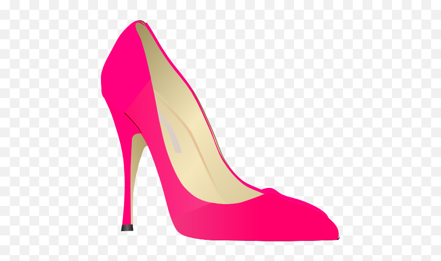 High Heels Border Clipart - Pink High Heel Clipart Emoji,Heel Emoji