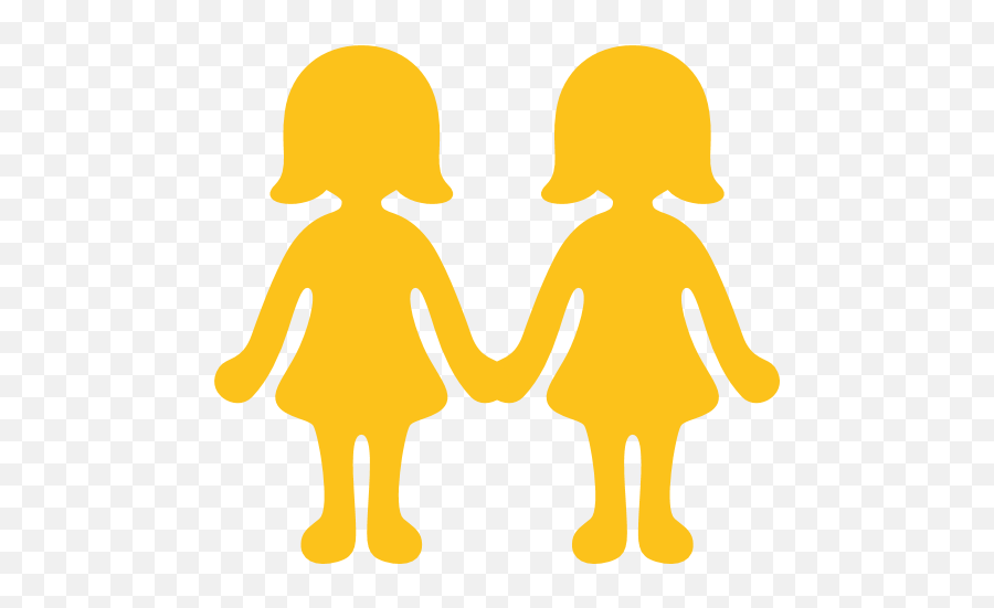 Two Women Holding Hands Emoji For - Emoji,Gay Emojis Android