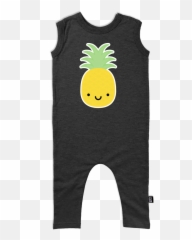 Pineapple Romper Bodysuit - Pineapple Emoji,Pineapple Emoticon