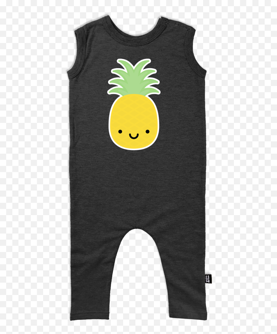 Pineapple Romper Bodysuit - Pineapple Emoji,Pineapple Emoticon