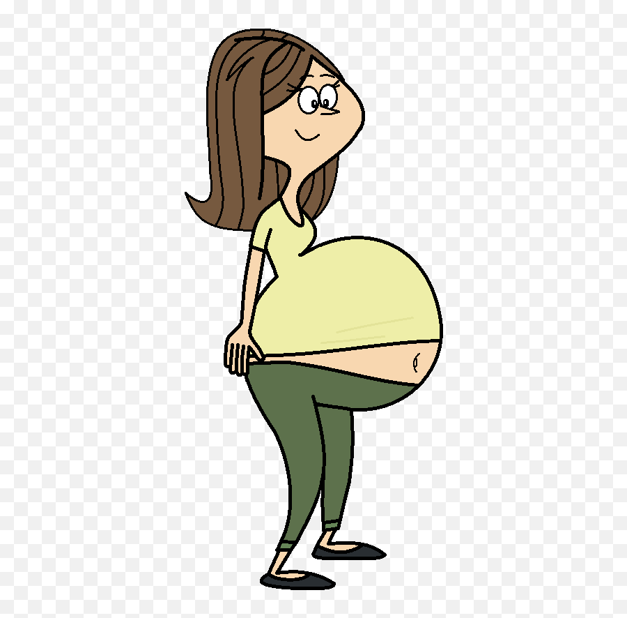 Pregnancy Quickening Daphne Clip Art - Pregnant Girl Cartoon Emoji,Pregnant Emoji Png